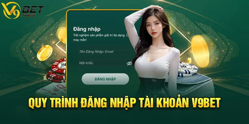 Chi tiết hướng dẫn quy trình truy cập vào tài khoản V9bet